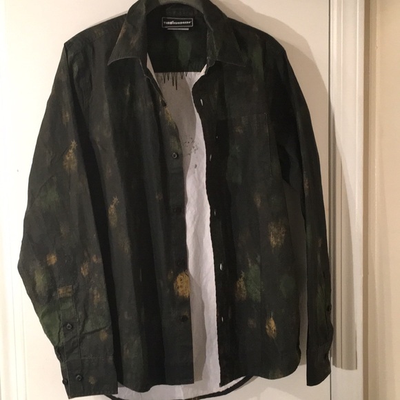 The Hundreds Other - The Hundreds waxy button up shirt